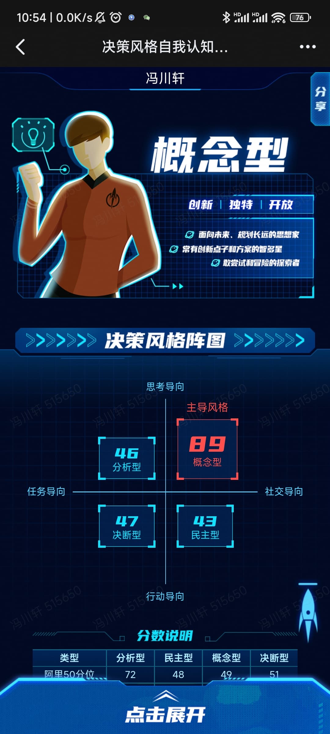 阿里决策风格测试